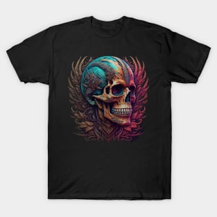 cosmic tribal skull #1 T-Shirt